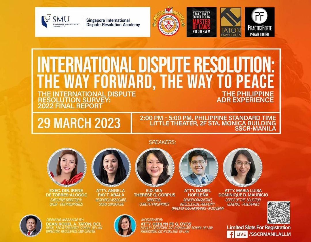 PracticeForte Partners International Dispute Resolution: The Way Forward, The Way to Peace in Philippines
