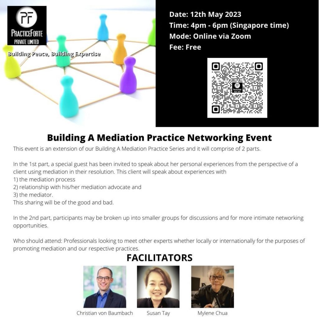 Building A Mediation Practice Networking Event